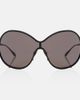 Alaia AlaÃ¯a Lettering Logo oversized sunglasses - 1