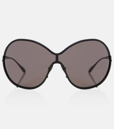Alaia AlaÃ¯a Lettering Logo oversized sunglasses