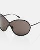 Alaia AlaÃ¯a Lettering Logo oversized sunglasses - 4