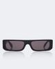 Alaia Alaïa Lettering Logo rectangular sunglasses - 1