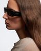 Alaia Alaïa Lettering Logo rectangular sunglasses - 5