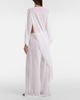 Alaia Alaïa Linen and silk wide-leg pants - 3
