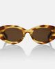 Alaia Alaïa Logo oval sunglasses - 1