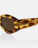 Alaia Alaïa Logo oval sunglasses - 2