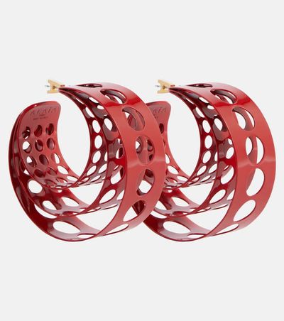 Alaia AlaÃ¯a Medium hoop earrings