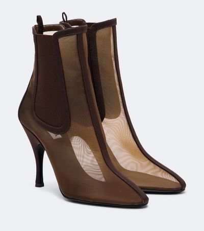 Alaia Alaïa Mesh ankle boots