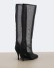 Alaia Alaïa Mesh knee-high boots - 4