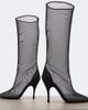 Alaia Alaïa Mesh knee-high boots - 5