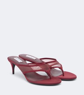 Alaia Alaïa Mesh thong sandals