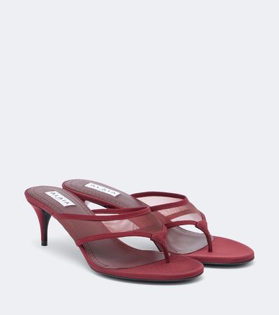 Alaia Alaïa Mesh thong sandals