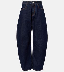 Alaia Alaïa Mid-rise barrel-leg jeans