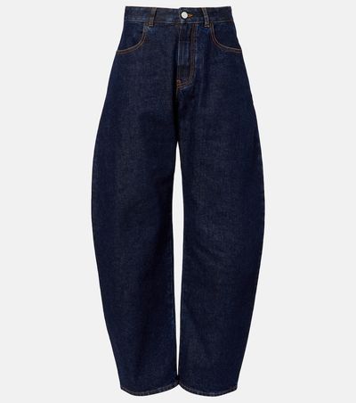 Alaia Alaïa Mid-rise barrel-leg jeans