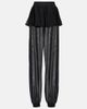 Alaia Alaïa Mid-rise semi-sheer wide-leg pants - 1