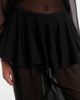 Alaia Alaïa Mid-rise semi-sheer wide-leg pants - 4