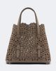 Alaia Alaïa Mina 20 Vienne suede top-handle bag - 1