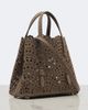 Alaia Alaïa Mina 20 Vienne suede top-handle bag - 4