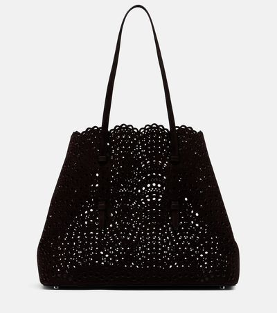 Alaia AlaÃ¯a Mina 37 Large leather tote bag