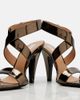 Alaia AlaÃ¯a Mirrored leather sandals - 6