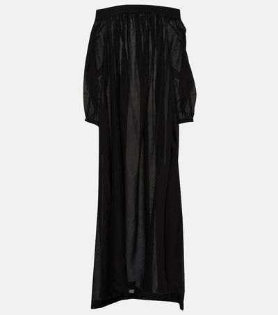 Alaia Alaïa Off-shoulder maxi dress