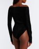 Alaia Alaïa Off-shoulder velvet bodysuit - 6