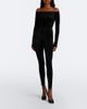Alaia Alaïa Off-shoulder velvet bodysuit - 7