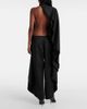Alaia AlaÃ¯a Open-back wool grain de poudre jumpsuit - 3