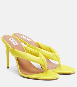 Alaia Alaïa Padded satin sandals