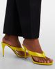 Alaia Alaïa Padded satin sandals - 2