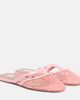 Alaia AlaÃ¯a Patent leather-trimmed fishnet mules - 1