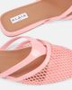 Alaia AlaÃ¯a Patent leather-trimmed fishnet mules - 5
