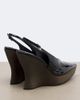 Alaia Alaïa Patent leather wedge slingback clogs - 3