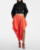 Alaia AlaÃ¯a Peek cady midi skirt - 2