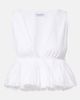 Alaia AlaÃ¯a Peplum cotton top - 1