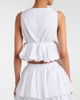 Alaia AlaÃ¯a Peplum cotton top - 4