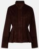 Alaia AlaÃ¯a Peplum suede jacket - 1