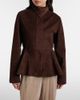Alaia AlaÃ¯a Peplum suede jacket - 2