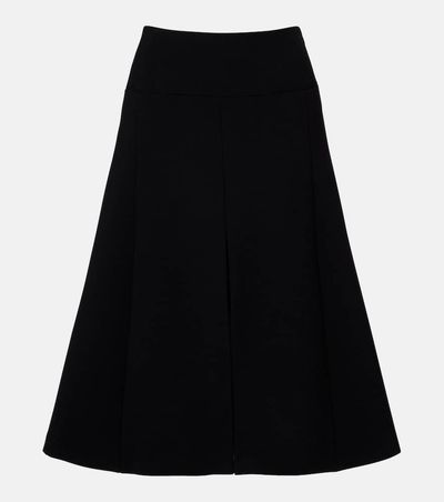 Alaia AlaÃ¯a Pleated midi skirt