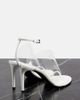Alaia Alaïa Plexi 90 leather & PU sandals - 2