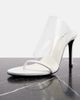 Alaia Alaïa Plexi 90 leather & PU sandals - 5