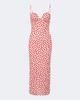 Alaia Alaïa Polka-dot jersey midi dress - 1