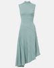 Alaia AlaÃ¯a Ray asymmetric virgin wool midi dress - 1
