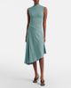 Alaia AlaÃ¯a Ray asymmetric virgin wool midi dress - 2