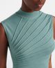 Alaia AlaÃ¯a Ray asymmetric virgin wool midi dress - 3