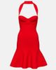 Alaia Alaïa Ribbed-knit halterneck minidress - 1