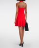 Alaia Alaïa Ribbed-knit halterneck minidress - 3