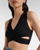 Alaia AlaÃ¯a Ribbed-knit jersey crop top - 3