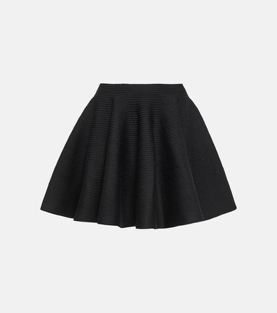 Alaia Alaïa Ribbed-knit wool-blend miniskirt