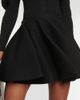 Alaia Alaïa Ribbed-knit wool-blend miniskirt - 4