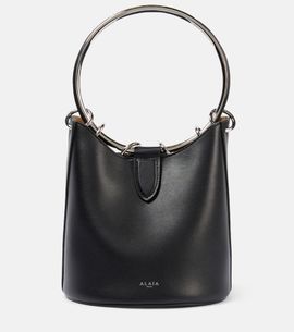 Alaia Alaïa Ring Medium leather bucket bag