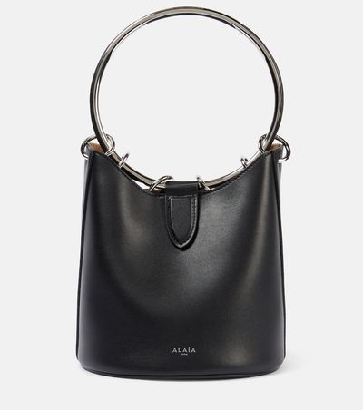 Alaia Alaïa Ring Medium leather bucket bag
